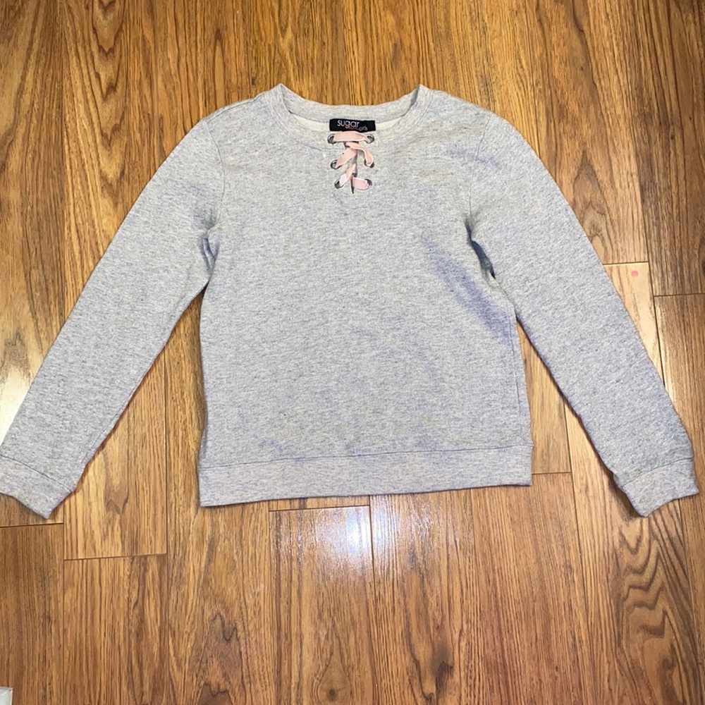 Grey sparkly sweater